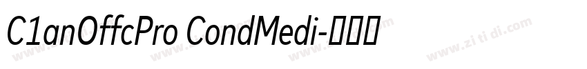 C1anOffcPro CondMedi字体转换 C1anOffcPro CondMedi字体转换